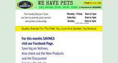 Desktop Screenshot of boylansgardenandpet.com
